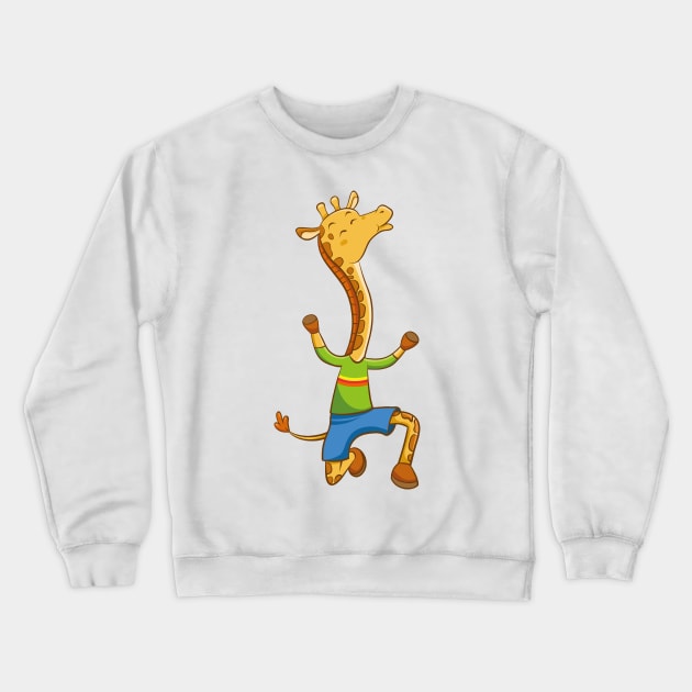 Happy Little Friends #7 Crewneck Sweatshirt by LeonLedesma